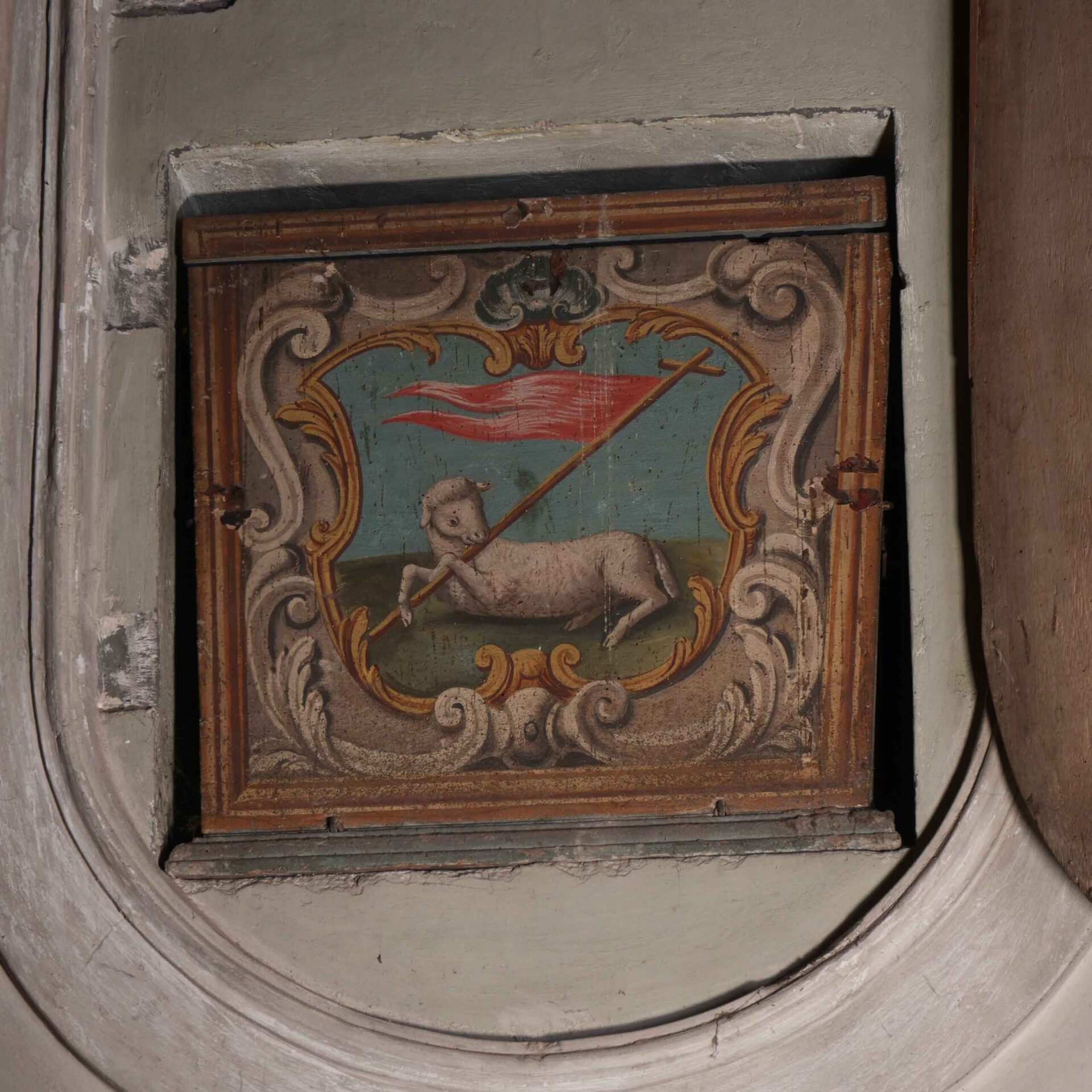 Sportello con Agnus Dei